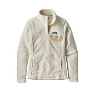 Patagonia Women's Re-Tool Snap-T Pullover in Cream, Size Med